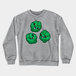 Kawaii Brussel Sprouts Crewneck Sweatshirt